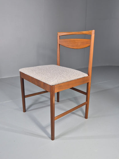 Single Vintage McIntosh Dining Chair Model 9433 Teak New Upholstery EB12309