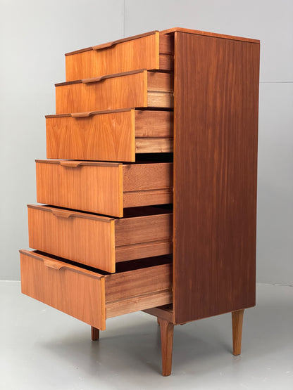 Vintage Chest Of Drawers By Austinsuite Teak Tallboy Mid Century 1960s EB12903