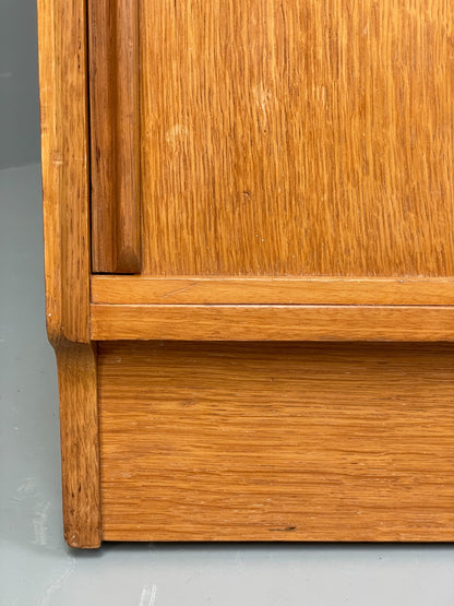 Vintage G Plan Bookcase Oak 1960s Mid Century Glazed Retro Shelving EB12822