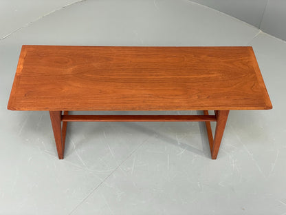 Vintage Teak Coffee Table By Pye Franklin Retro 1960s Magazine Rack EB12071