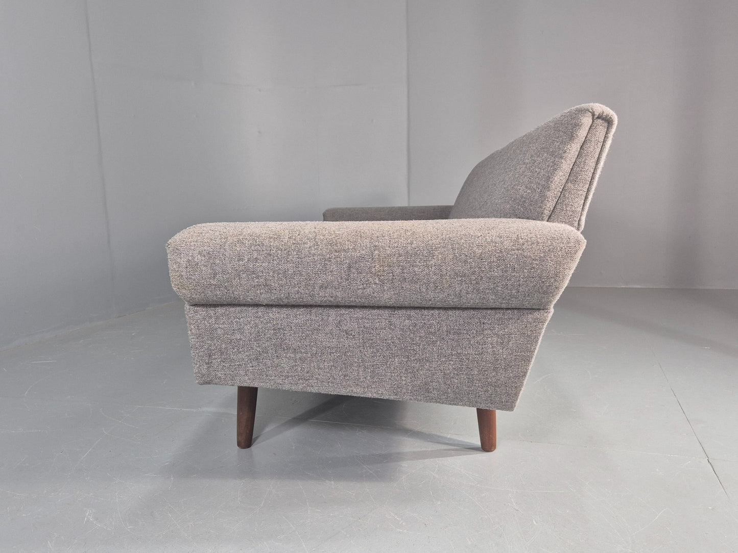Vintage 3 Seater Sofa Mid Century Danish 1960s Retro Reupholstered EB12170