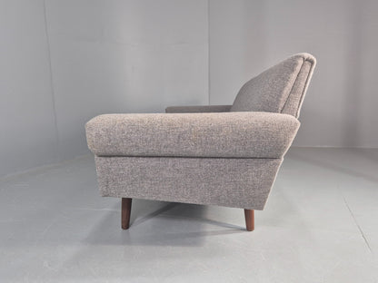 Vintage 3 Seater Sofa Mid Century Danish 1960s Retro Reupholstered EB12170