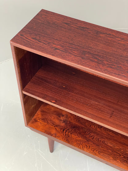 Vintage Danish 1960s Bookcase By Hjornebo Darkwood Retro Shelving EB12065