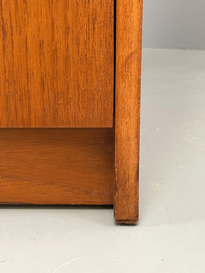 Vintage Teak Writing Desk Bureau 1960s Mid Century Retro Chest Drawers EB12829