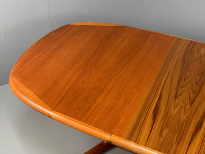 Vintage Teak Dining Table Extending Danish Retro 1970s Teak EB13144