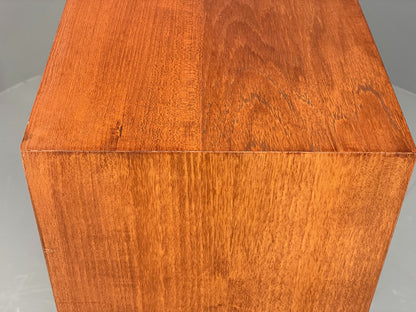Vintage 1960s Teak Bookcase Glazed Retro Shelving Adjustable Mid Century EB11975