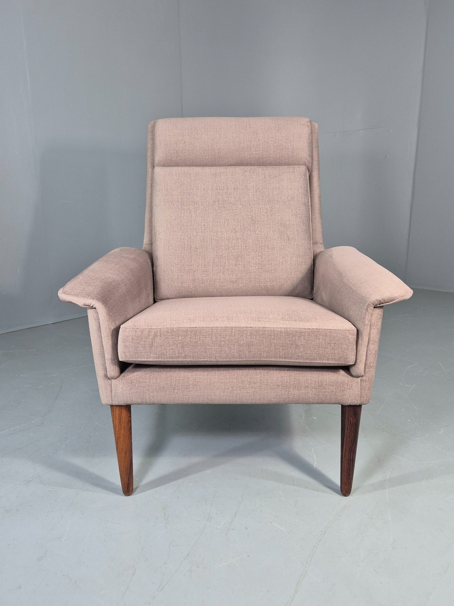 Vintage Lounge Chair Folke Ohlssen Fritz Hansen Denmark New Upholstery  EB12787