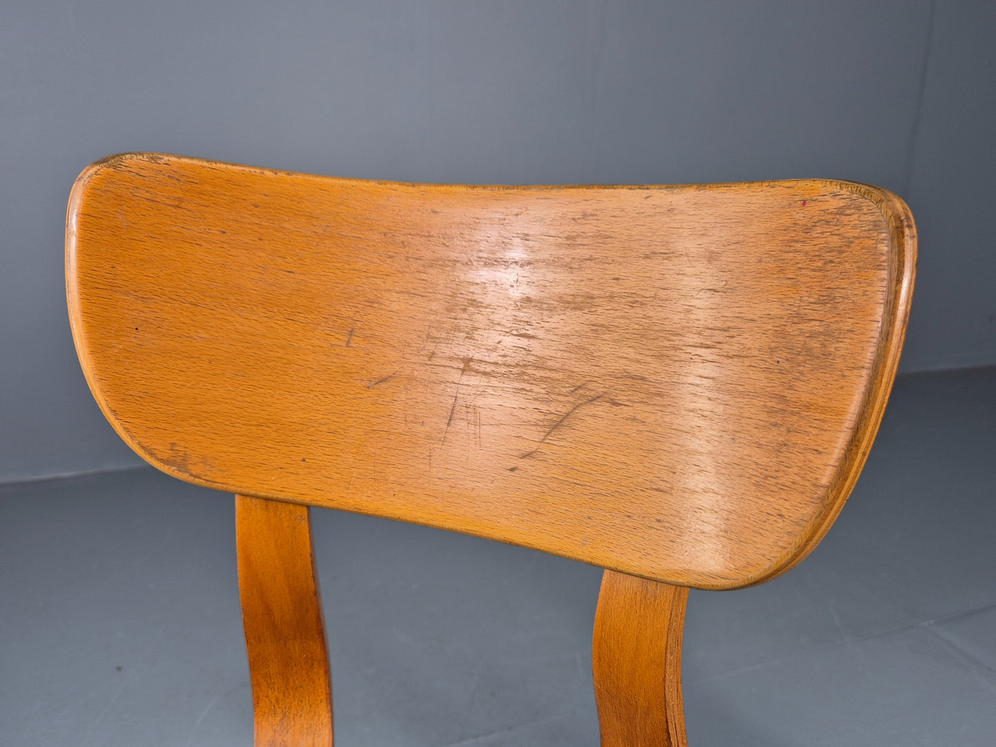 2 Vintage 1960s Dining Chairs with Bentwood Backs Apersite Brand Retro EB12224