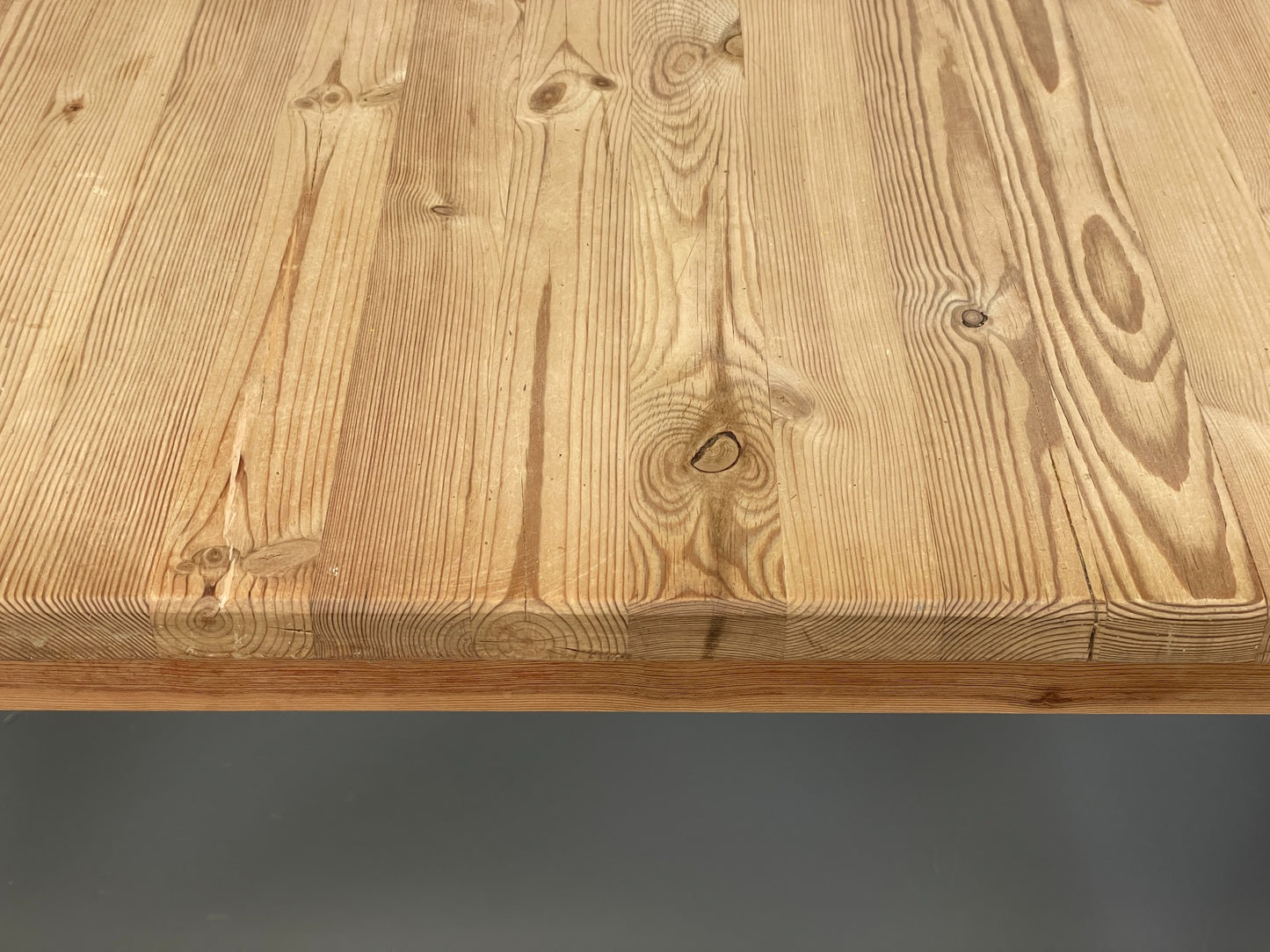 Vintage Ping Dining Table Extending Drop Leaf Chunky Solid Rustic EB10867