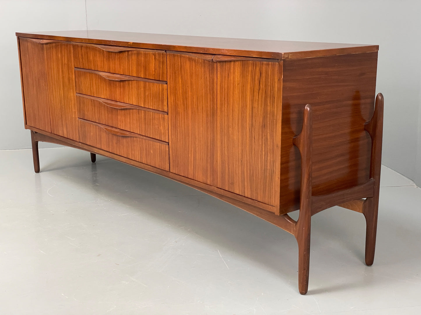 Vintage 1960s Teak Sideboard Elliots Of Newbury Mid Century Drawers EB12286