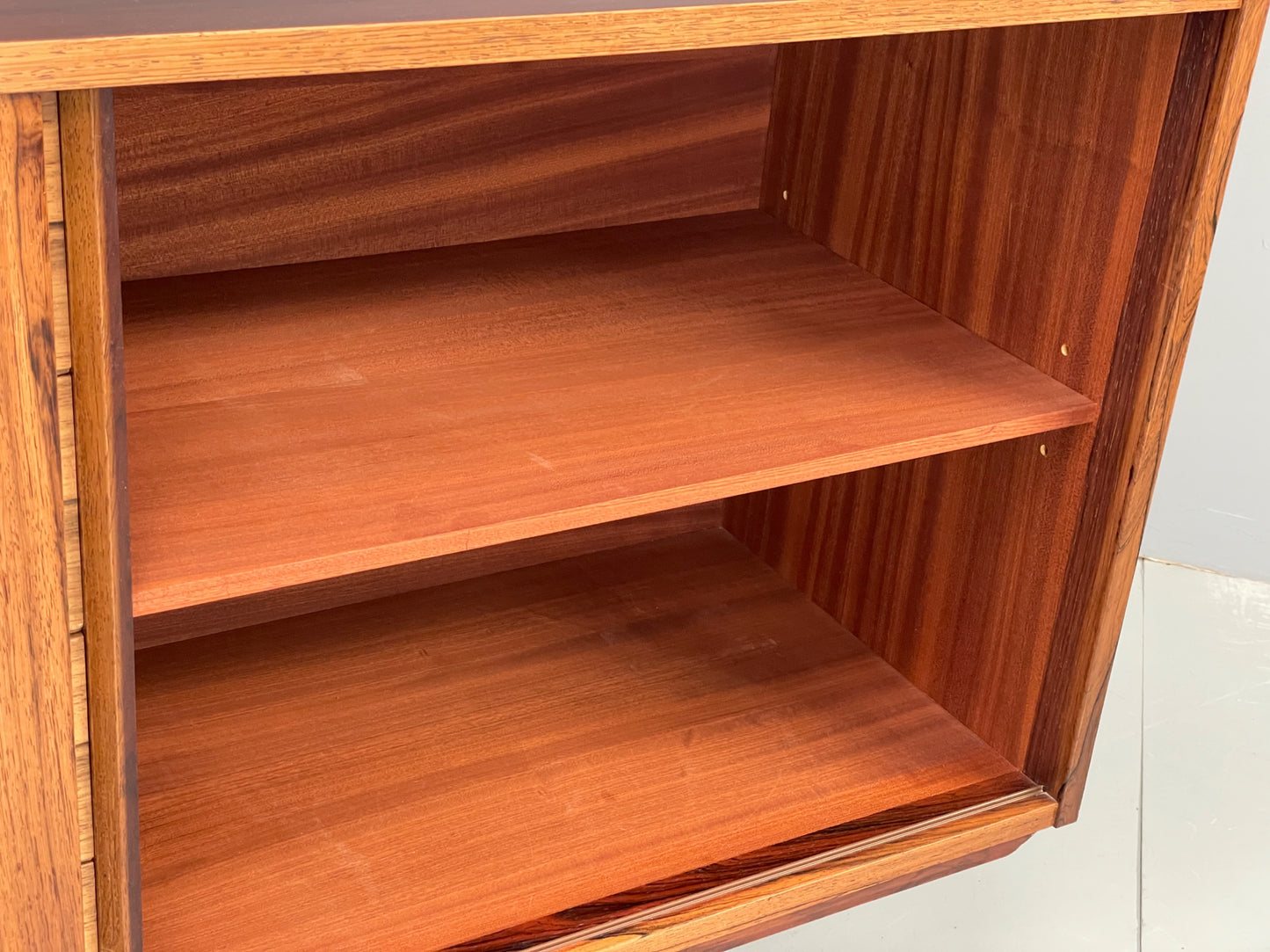 Vintage 1970s Danish Sideboard Mid Century Retro Shelving Drawers EB12331