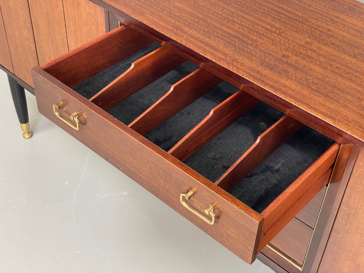 Vintage G Plan Sideboard Tola Mid Century 1960s Walnut Retro Drawers EB12941
