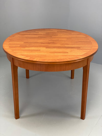 Vintage Teak Dining Table Oval Extending Mid Century Retro W Lawrence EB12953