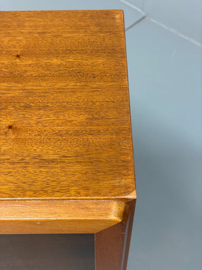 Vintage Teak Glazed Bookcase 1970s Shelving Mid Century Retro EB13151