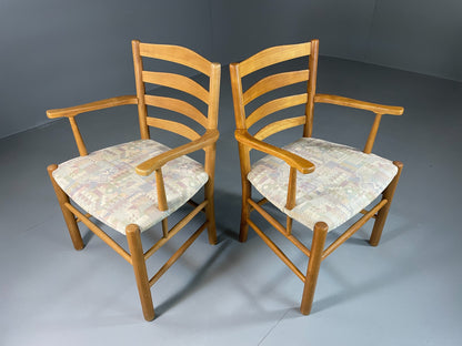 2 Vintage Kaare Klint Church Chairs Fritz Hansen 1930s Retro MCM  EB06017