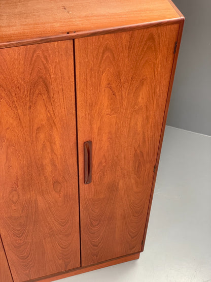 Vintage G-Plan Teak Wardrobe Triple Wide Clothes Rail Mid Century EB12205