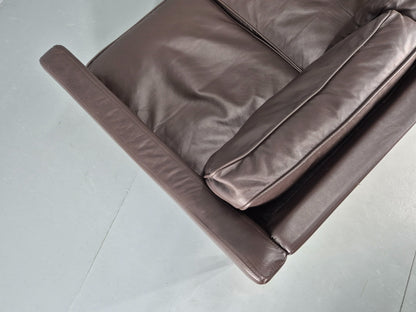 Vintage Scandinavian Style 3 Seat Sofa Sofa.com Brand Brown Leather EB12307