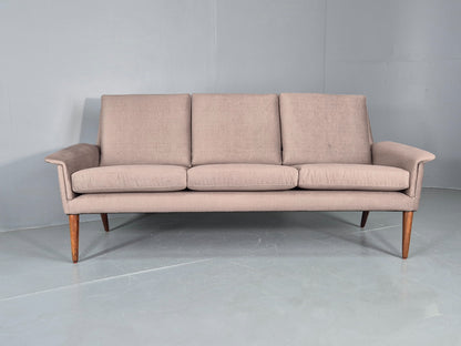 Vintage Mid Century Sofa Folke Ohlsson for Fritz Hansen New Upholstery EB12394