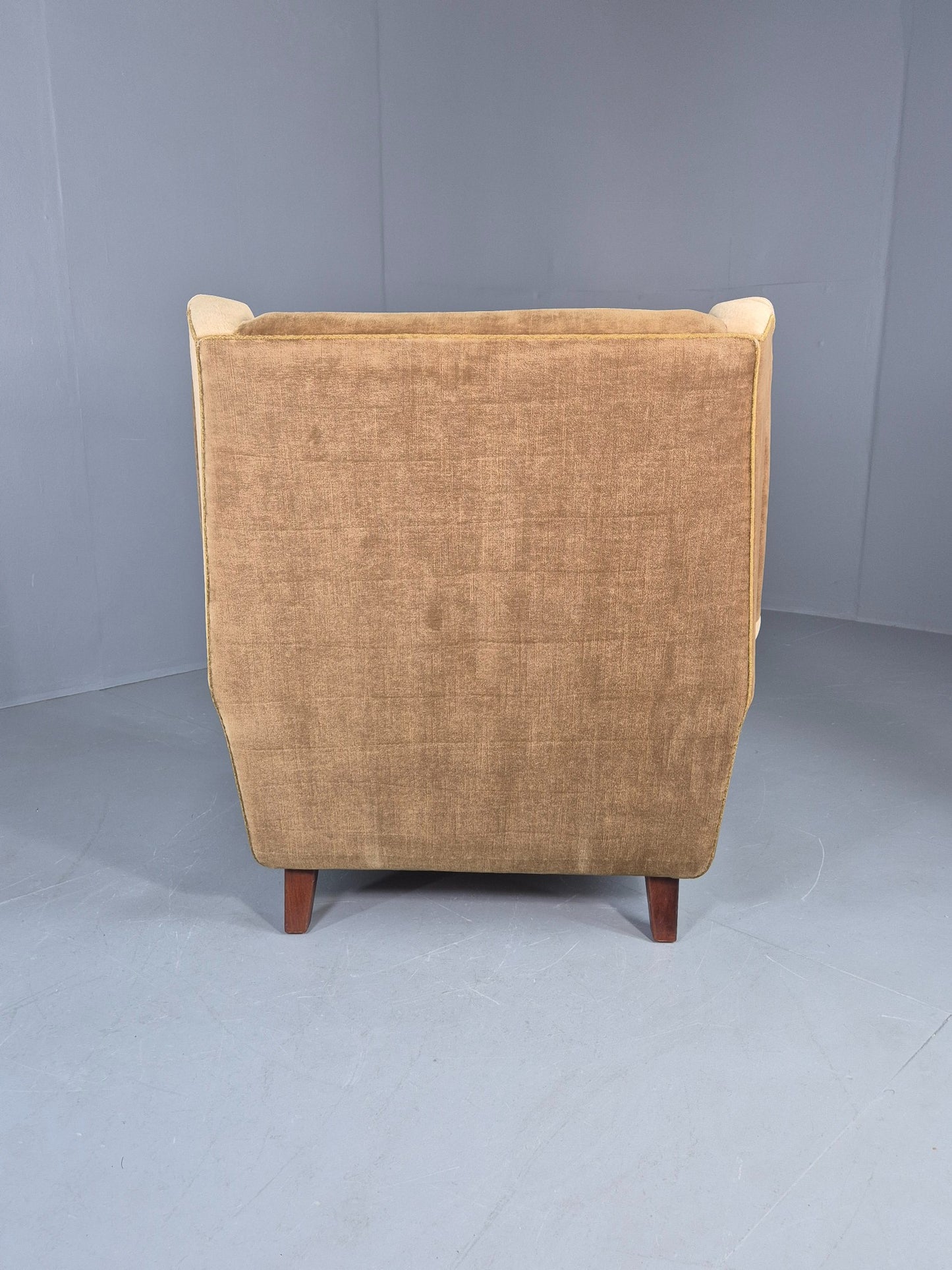 Vintage Mid Century Lounge Chair Danish Design 1960s Retro High Back EB12681