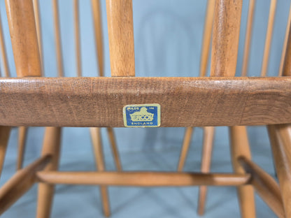 8 Ercol Windsor Quaker Highback Dining Chairs 1970s Retro MCM Eb13054