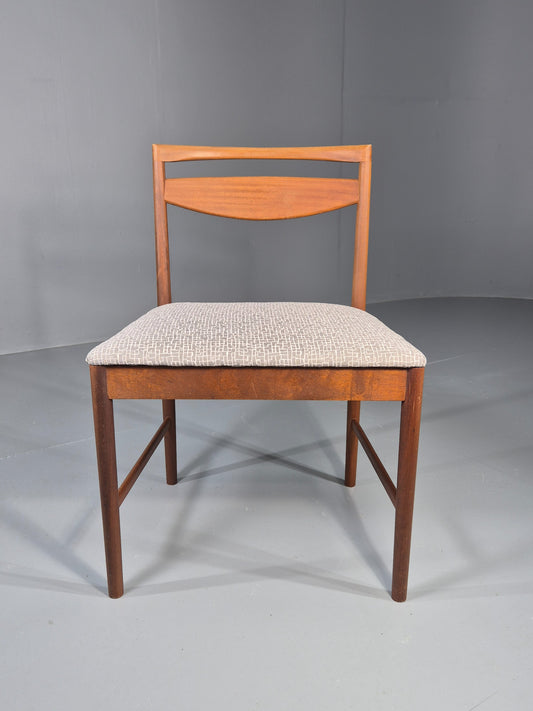 Single Vintage McIntosh Dining Chair Model 9433 Teak New Upholstery EB12309