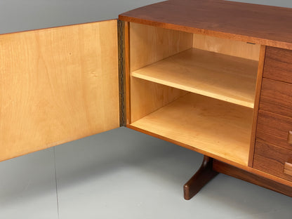 Vintage Teak Sideboard Vanson Mid Century 1960s Walnut Retro Shelving EB12881