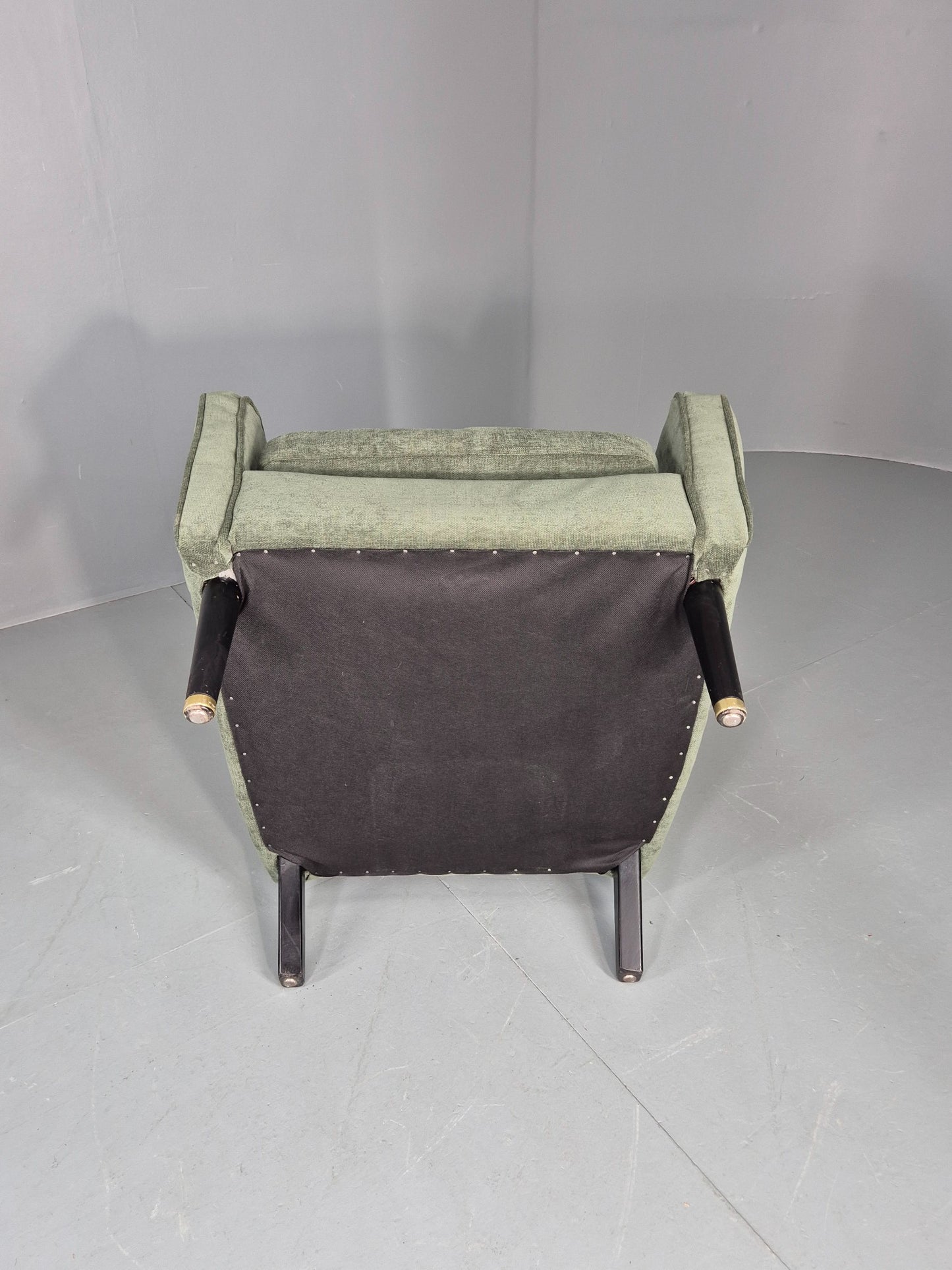 Vintage 1960s Mid Century Lounge Chair New Upholstery Retro Quality EB7919