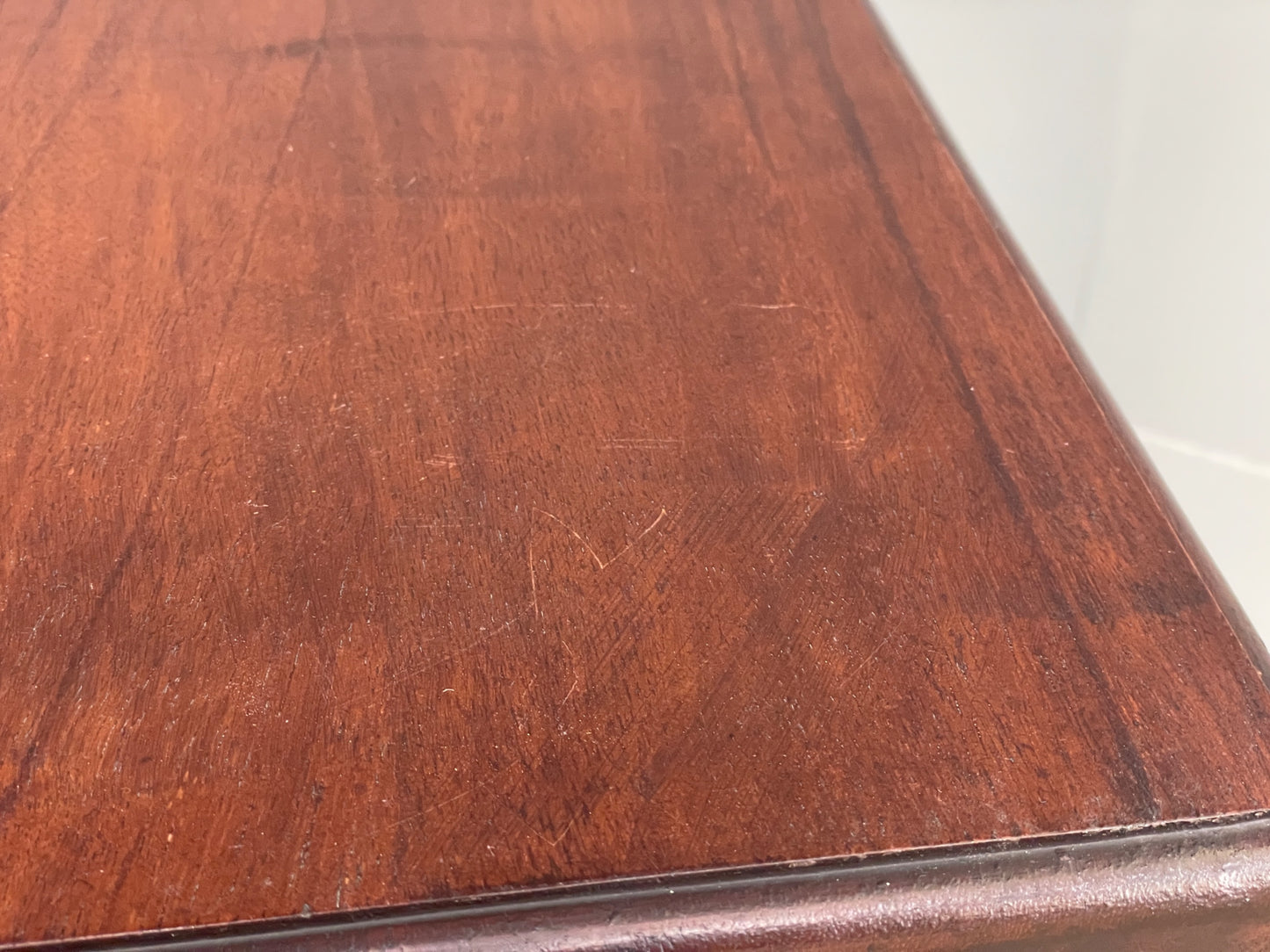 Vintage Mahogany Side Table 1950s Mid Century Rectangular EB12222