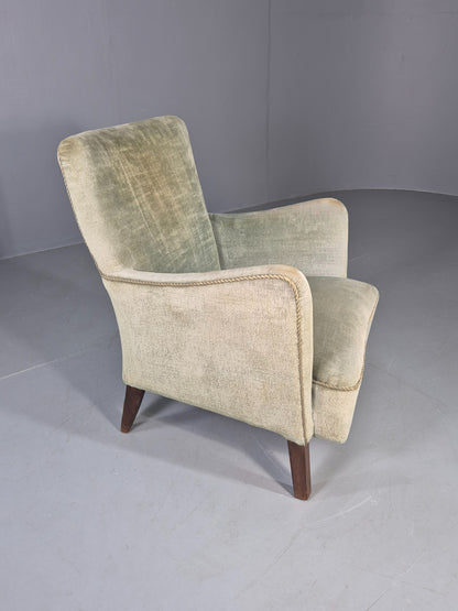 Vintage Mid Century Lounge Chair Danish Design Original 1950s Retro  EB12683
