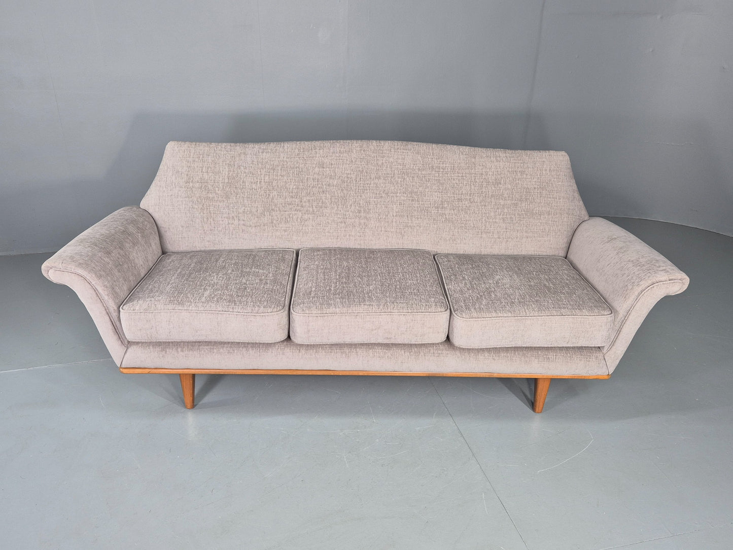 Mid Century 3 Seater Sofa 1950s Swedish New Upholstery Retro EB11129