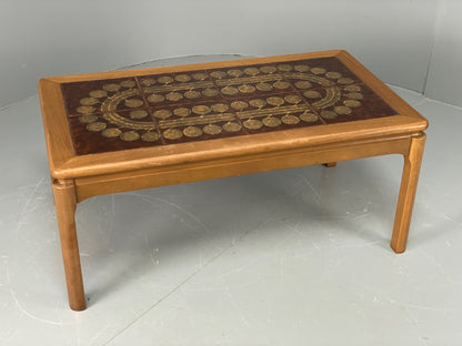 Vintage Nathan Coffee Table Tile Topped 1970s Retro Rectangular EB12279