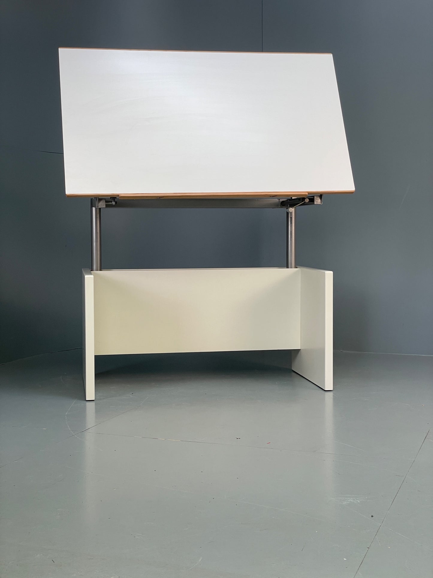 Vintage Hülsta Drawing Desk Architect Height Adjustable Tilting Retro EB12282