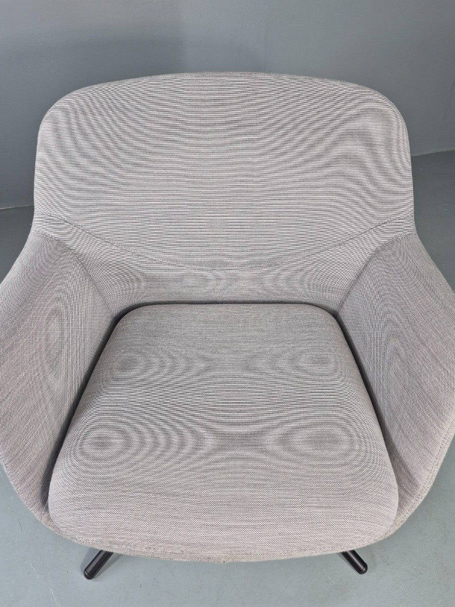 Vintage Swivel Lounge Chair Icons of Denmark Smile Chair Retro Modern EB12854