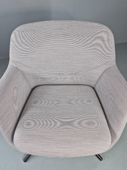 Vintage Swivel Lounge Chair Icons of Denmark Smile Chair Retro Modern EB12854