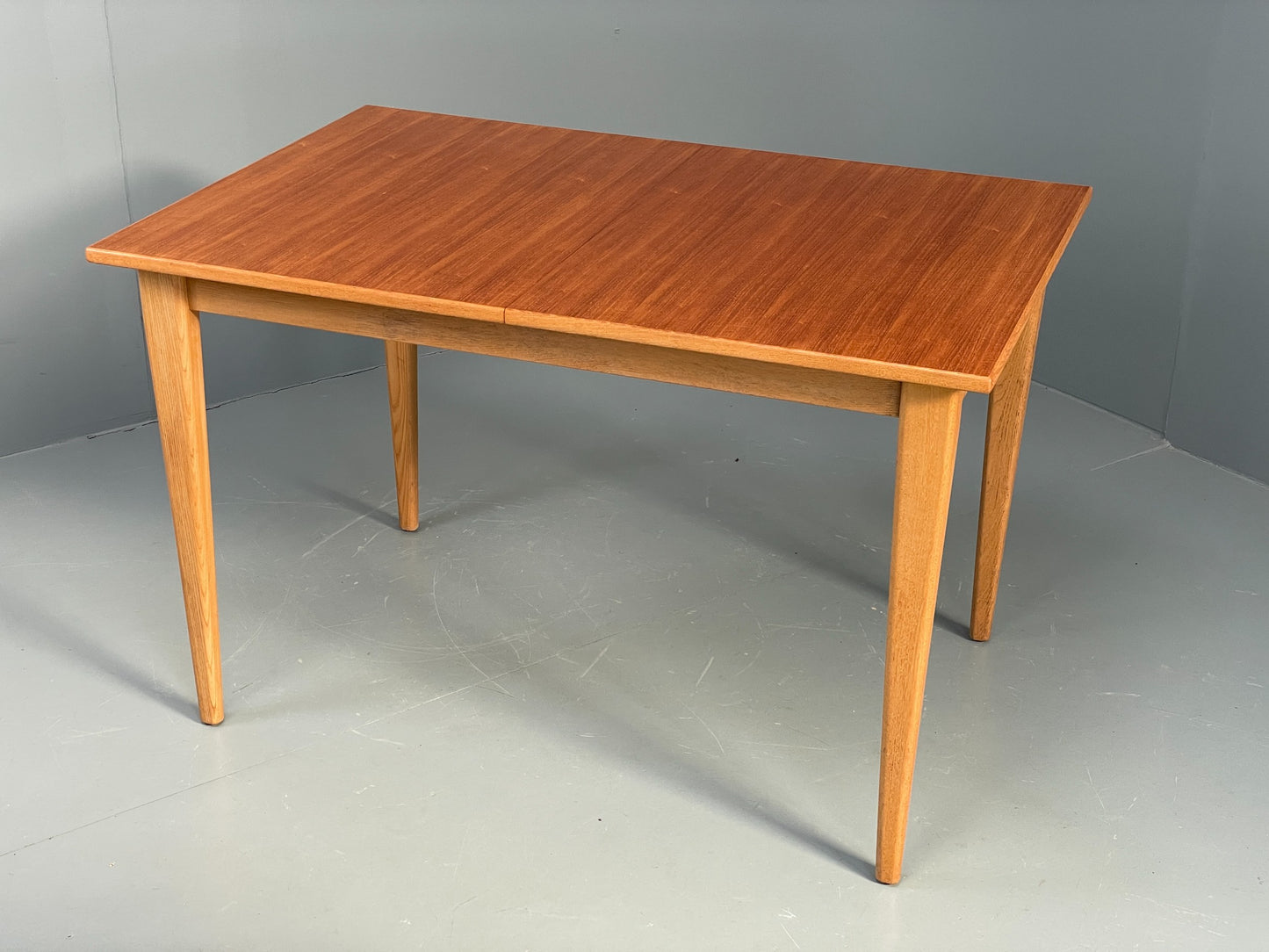 Vintage Teak Dining Table Gordon Russell Extending Ash Legs 1960s EB11976