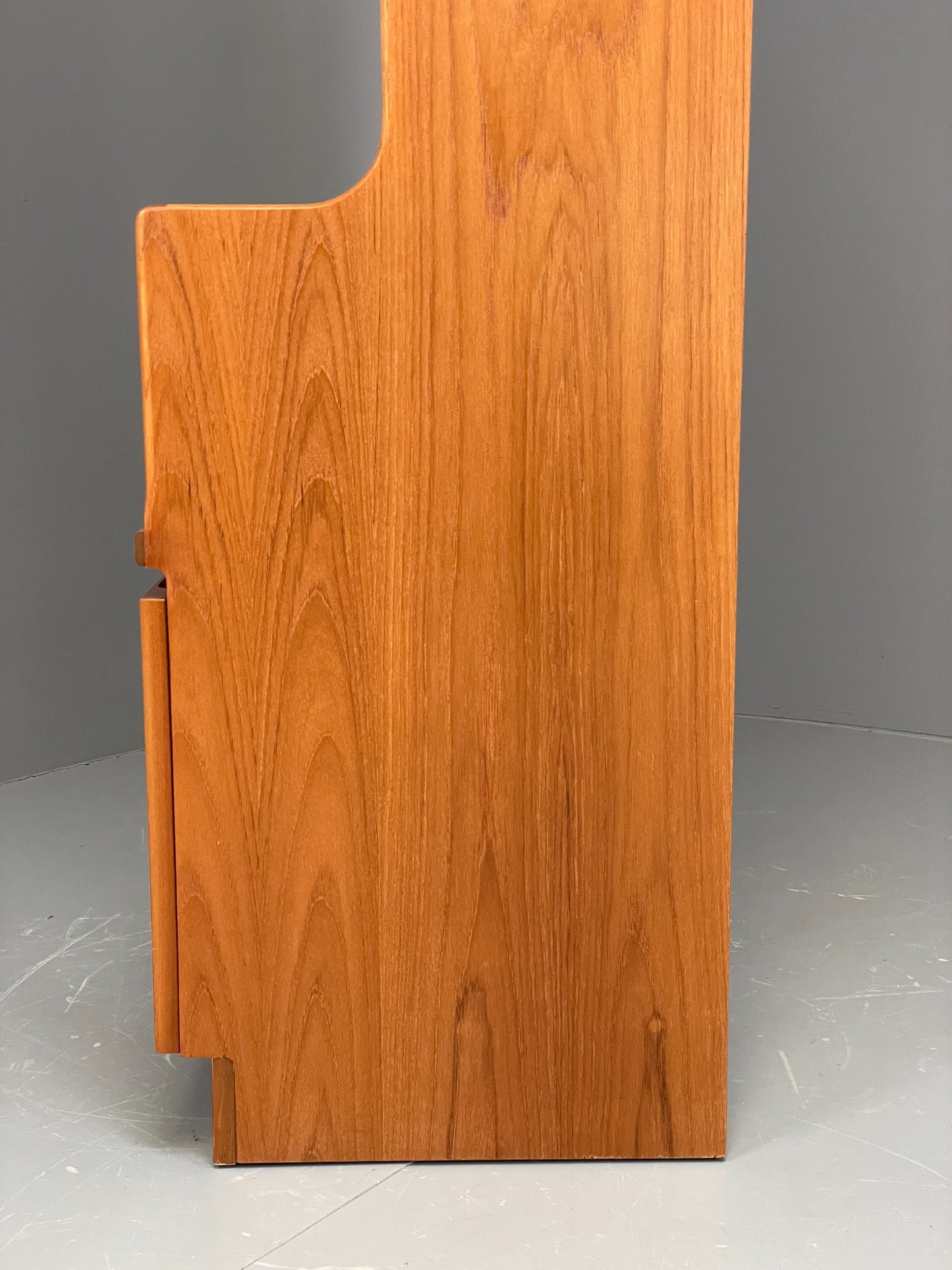 Vintage Nathan Wall Unit Teak Squares 1970s Retro Shelving Glazed EB11968