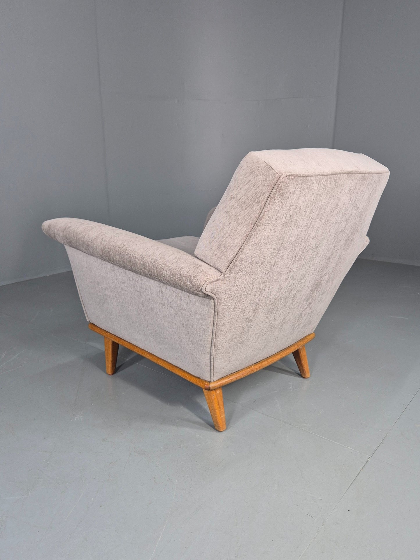 Vintage Mid Century Lounge Chair New Upholstery Swedish 1960s Design EB11108