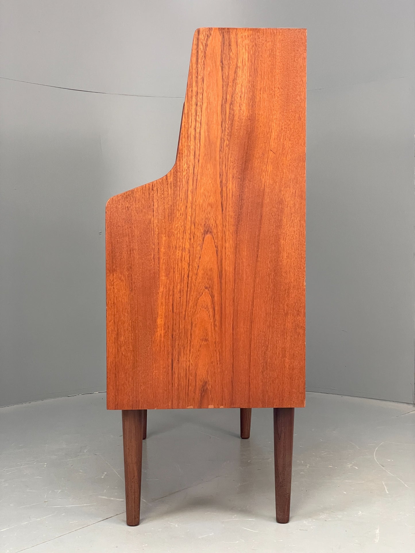Vintage Teak Bureau Desk By Reoval 1960s Danish Mid Century Drawers EB12367