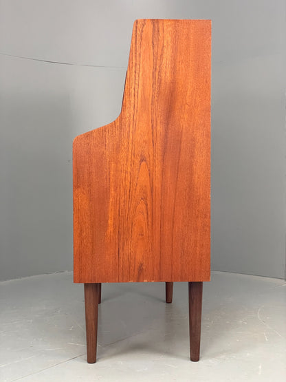 Vintage Teak Bureau Desk By Reoval 1960s Danish Mid Century Drawers EB12367