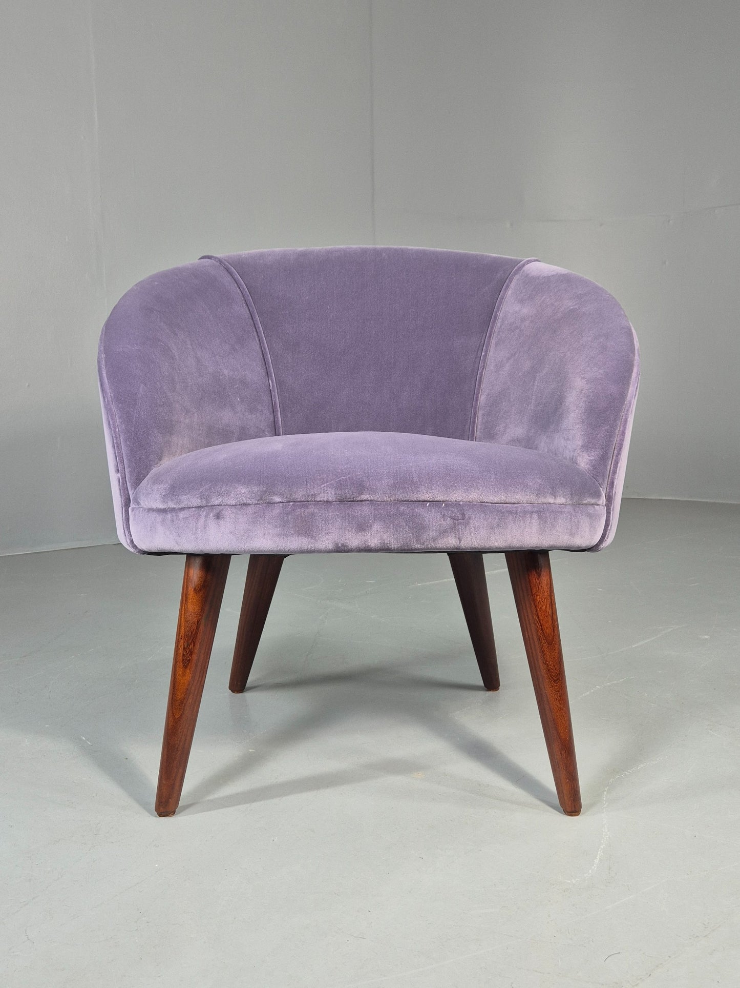 Vintage Danish Tub Chair 1960s Original Mid Century Design Retro Teak EB12951