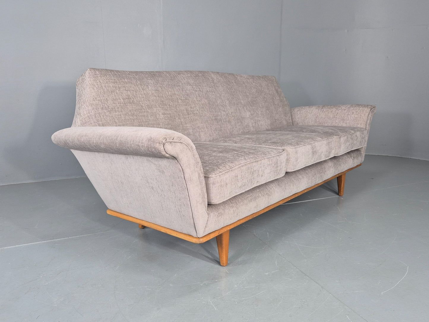 Mid Century 3 Seater Sofa 1950s Swedish New Upholstery Retro EB11129