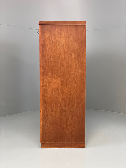 Vintage Tambour Fronted Cabinet 1950s Danish By NIPU Drawers Art Storage EB12330