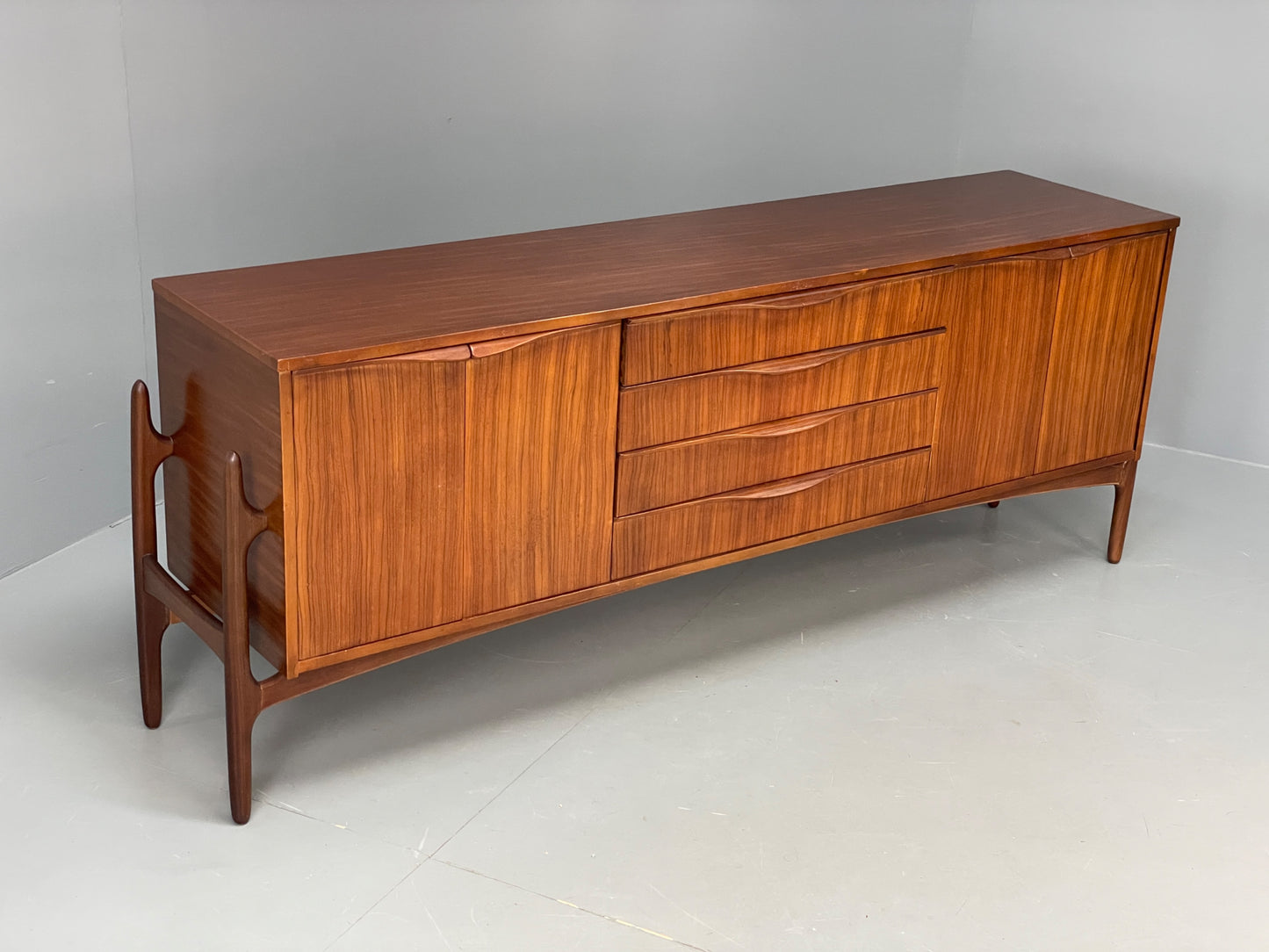 Vintage 1960s Teak Sideboard Elliots Of Newbury Mid Century Drawers EB12286