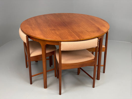 Vintage McIntosh Dining Table & 4 Chairs Teak Mid Century Retro Extending 12814