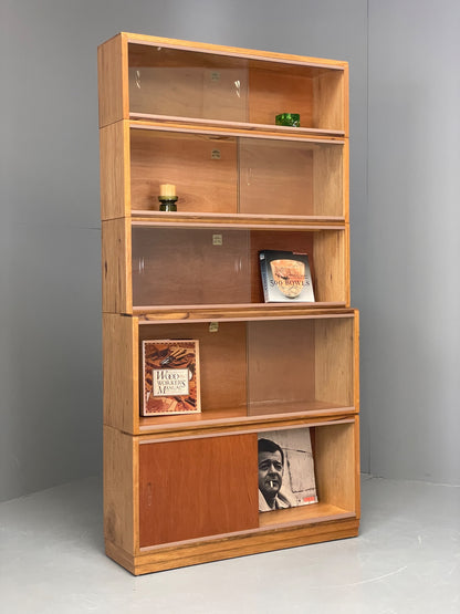 Vintage Simplex Cabinet Bookcase Stacking Modular Retro Mid Century EB13147