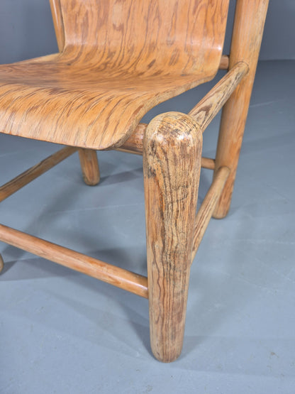 Vintage Brutalist Getama Chair Friis and Nielsen design 1970s Retro Eb12546