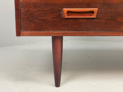 Vintage Chest Of Drawers 1960s Danish Mid Century Darkwood EB12360
