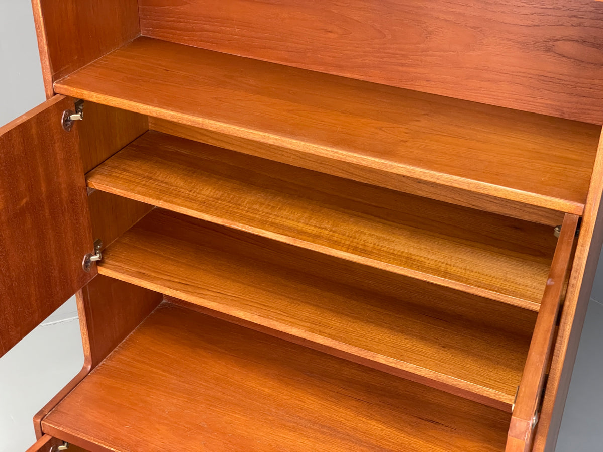 Vintage Teak Wall Unit Jentique Mid Century Retro Shelving Cabinet EB13107