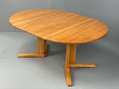 Vintage Extending Dining Table By Yngve Ekstrom For Stolab Swedish 1990s EB12885