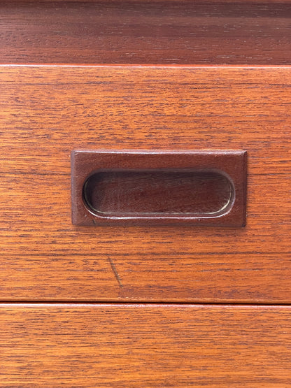 Vintage Chest Of Drawers By Meredew Mirror Teak 1960s Retro Mid Century EB12513
